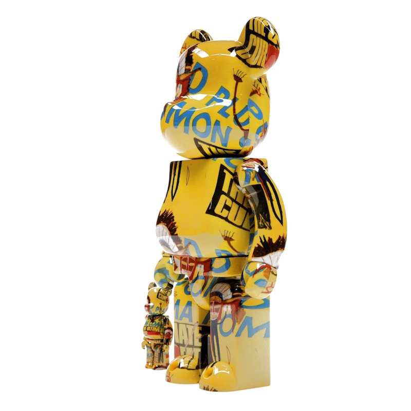 Bearbrick Andy Warhol x Jean-Michel Basquiat #3 100% & 400% Set