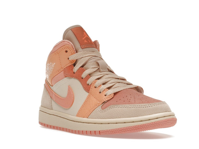Jordan 1 Mid Apricot Orange (Women's)