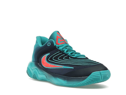 Nike Giannis Immortality 4 Dusty Cactus Obsidian Bright Crimson
