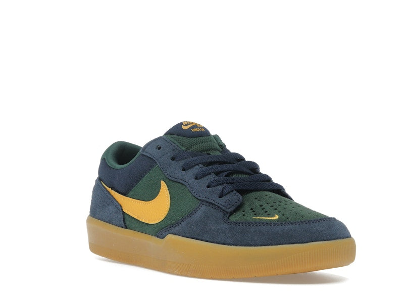 Nike SB Force 58 Midnight Navy Fir Gum Light Brown University Gold
