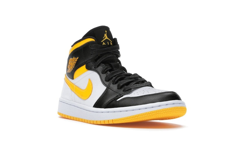 Jordan 1 Mid Laser Orange Black (Women's)