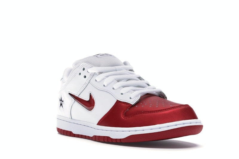Nike SB Dunk Low Supreme Jewel Swoosh Red