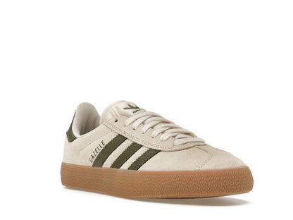 adidas Gazelle ADV Ecru Tint Focus Olive