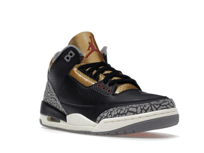 Jordan 3 Retro Black Cement Gold (Women's)