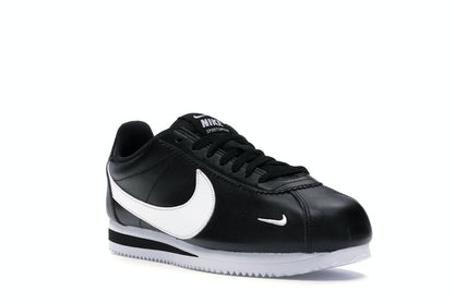 Nike Classic Cortez Mini Swoosh Black White