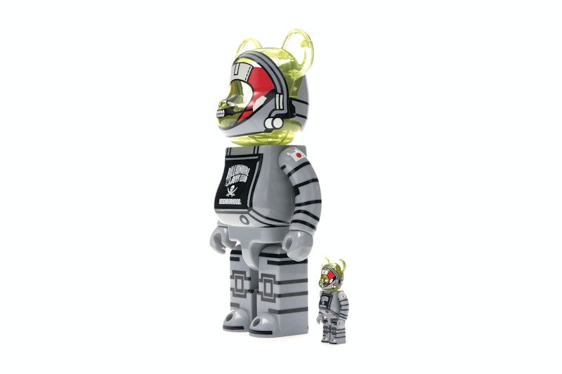 Bearbrick x Billionaire Boys Club x Neighborhood 100% & 400% Set White/Black