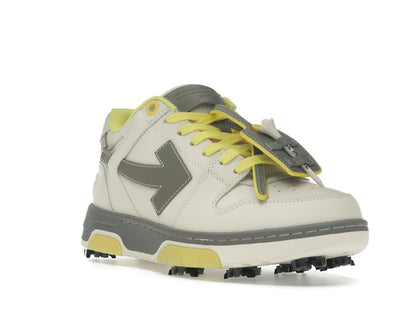 OFF-WHITE Out Of Office OOO Low Tops Golf Paris Hilinski Gray Yellow