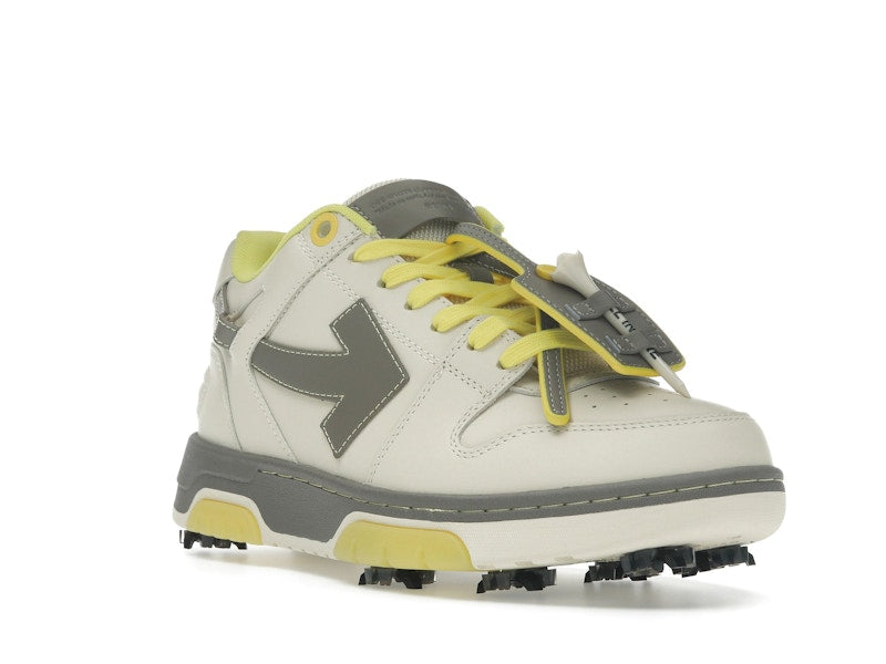 OFF-WHITE Out Of Office OOO Low Tops Golf Paris Hilinski Gray Yellow