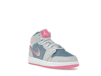 Jordan 1 Mid Denim Sequin (GS)