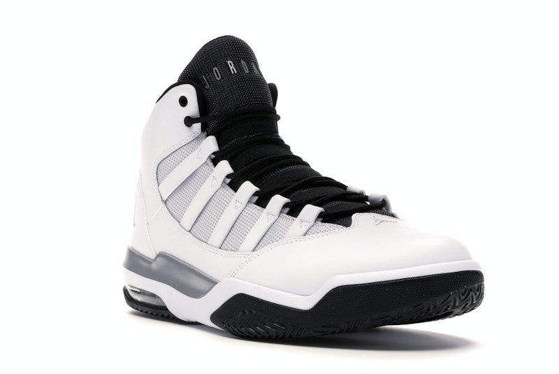 Jordan Max Aura White Metallic Silver Black