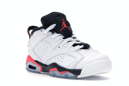 Jordan 6 Retro Low White Infrared 23 Black (GS)