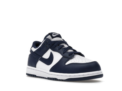 Nike Dunk Low White Midnight Navy (PS)