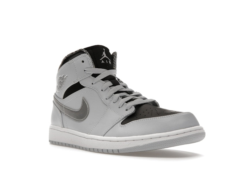 Jordan 1 Mid Pure Platinum Metallic Silver
