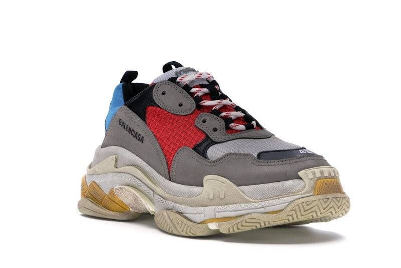 Balenciaga Triple S Grey Red Blue (2018 Reissue)