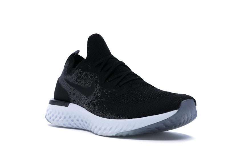Nike Epic React Flyknit Black Dark Grey