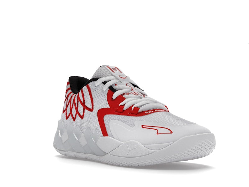Puma LaMelo Ball MB.01 Lo Team Colors White High Risk Red