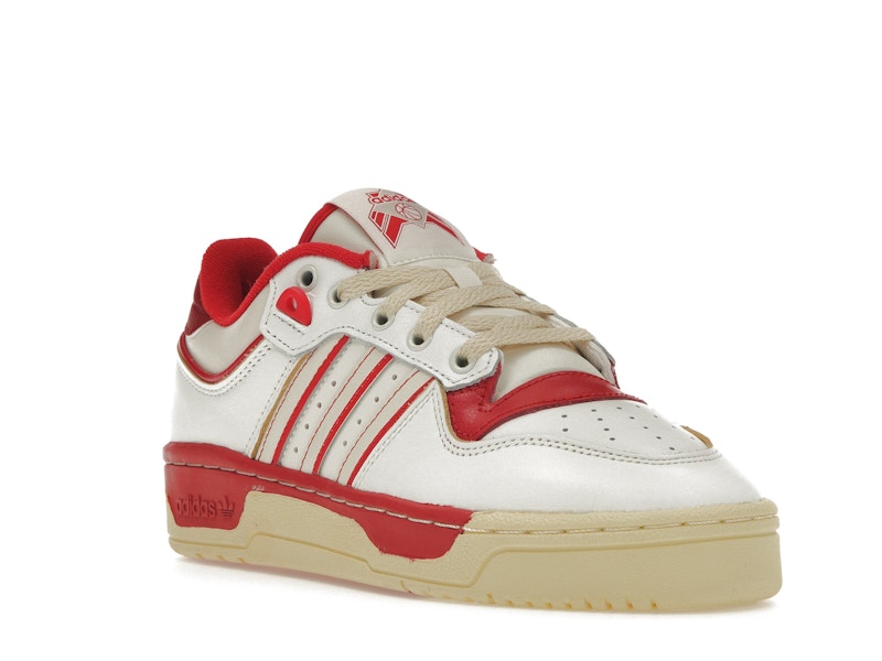 adidas Rivalry Low 86 Core White Off White Team Power Red