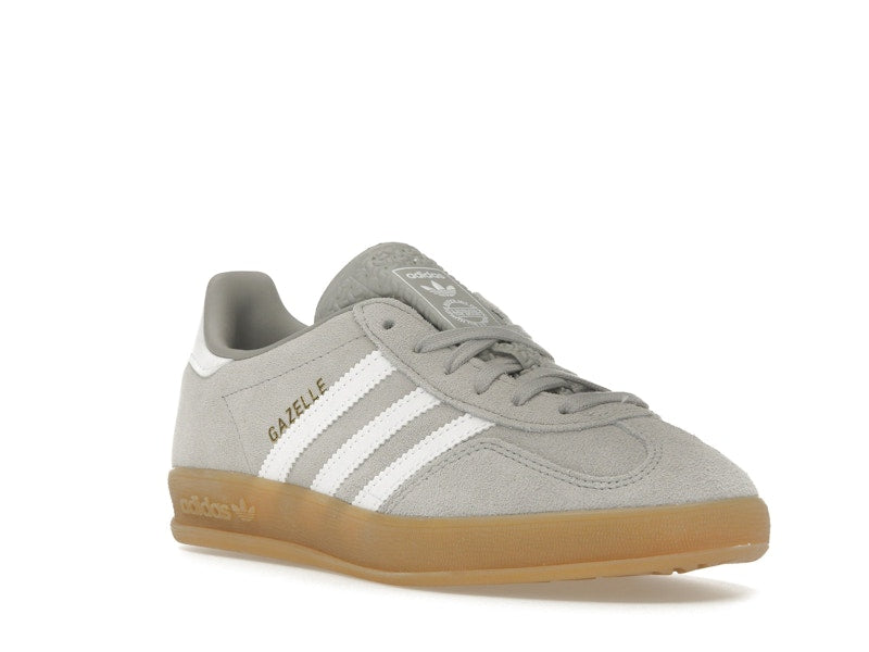 adidas Gazelle Indoor Grey Cloud White Gold Metallic