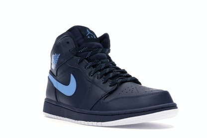 Jordan 1 Retro Mid Obsidian University Blue