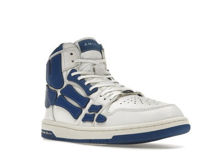 AMIRI Skel Panelled High Top White Blue