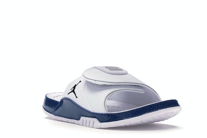 Jordan Hydro 11 Slide White Navy