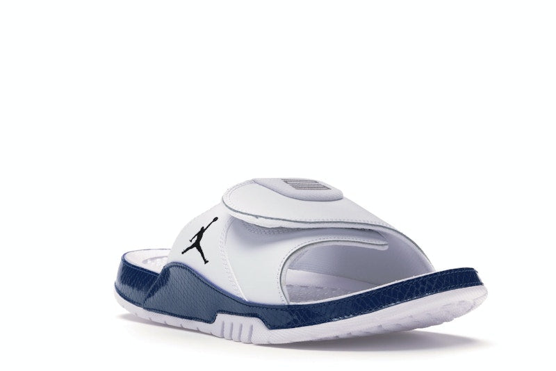 Jordan Hydro 11 Slide White Navy