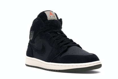Jordan 1 Mid Black Olive Canvas