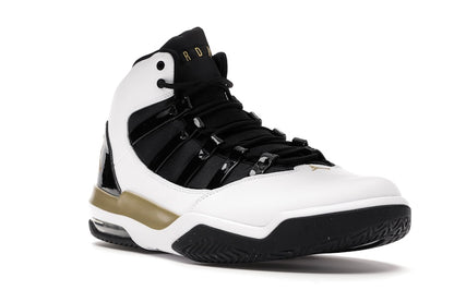 Jordan Max Aura White Metallic Gold Black