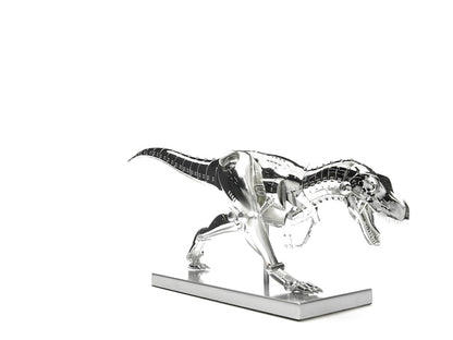 Hajime Sorayama T-Rex Cyborg Dinosaur Figure Silver