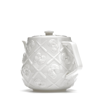 KAWS Ceramic Teapot White