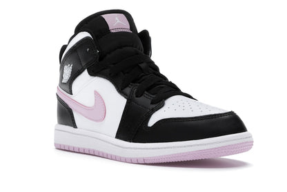 Jordan 1 Mid White Black Light Arctic Pink (PS)