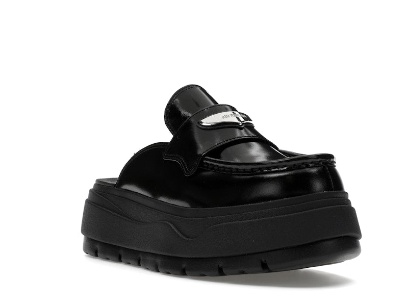 Jordan Mule Black Metallic Silver (Women's)