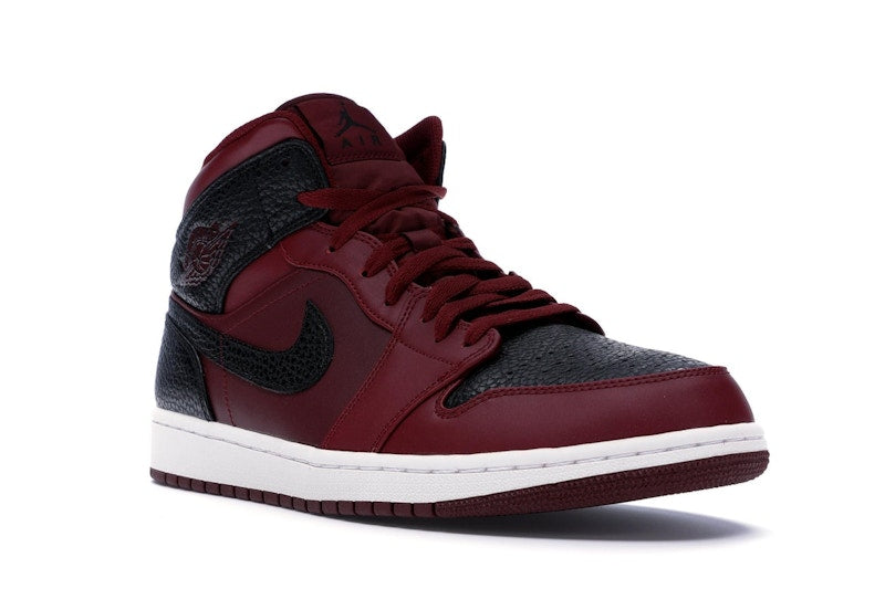 Jordan 1 Retro Mid Team Red Black