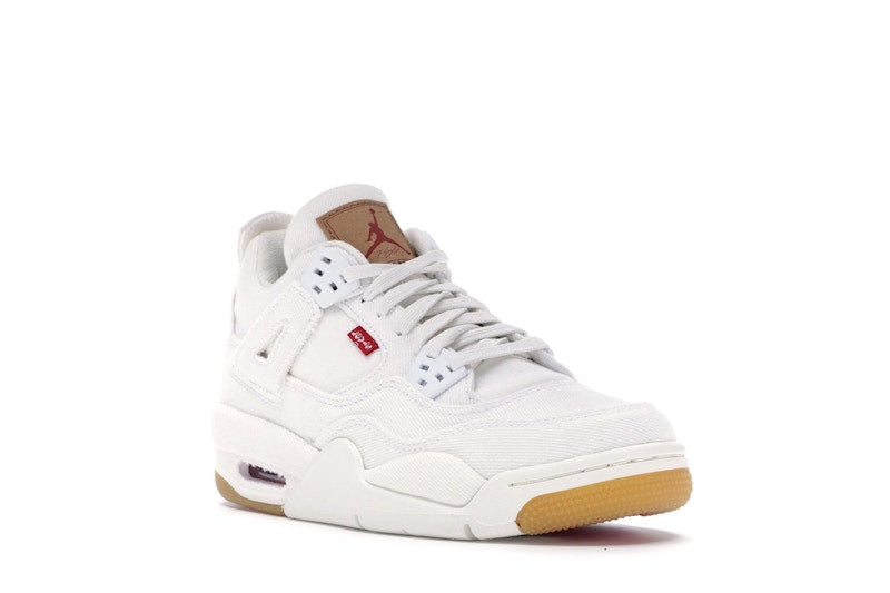 Jordan 4 Retro Levi's White (GS) (Levi's Tag)