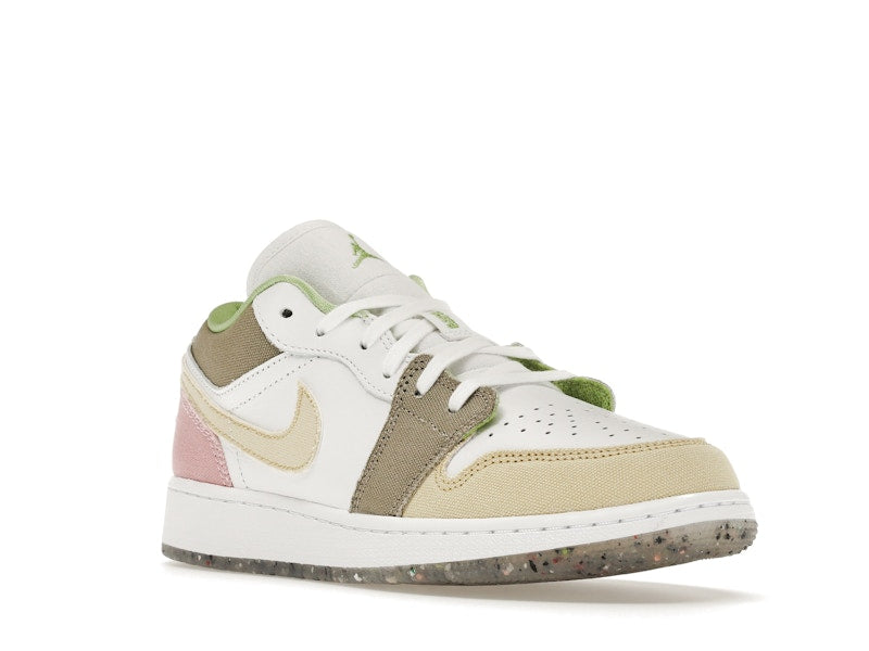 Jordan 1 Low Pastel Grind Vivid Green (GS)