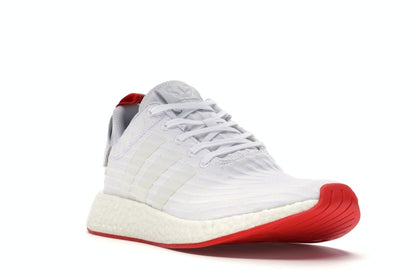 adidas NMD R2 White Core Red Two Toned