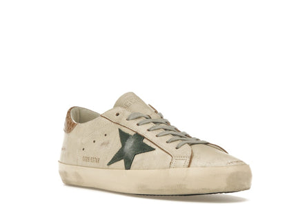 Golden Goose Super-Star Cream Green