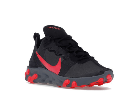 Nike React Element 55 Black Solar Red (Women's)