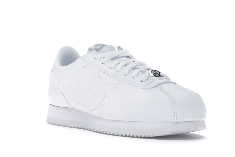 Nike Cortez Basic Leather White White-Wolf Grey-Mtllc Silver