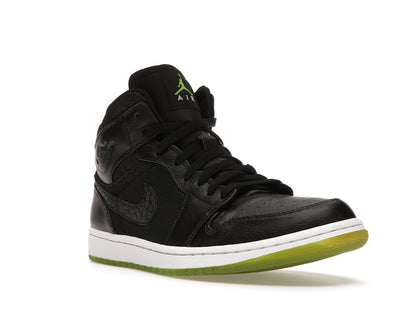 Jordan 1 Phat Black Action Green