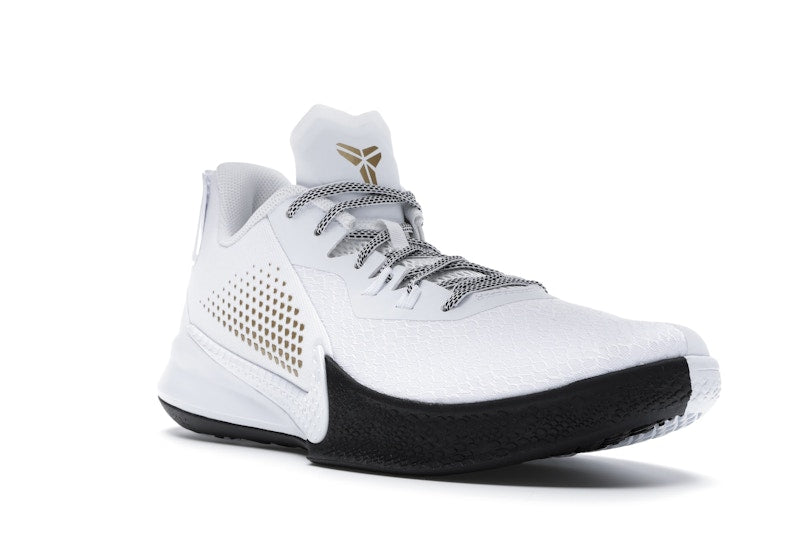 Nike Mamba Fury White Metallic Gold