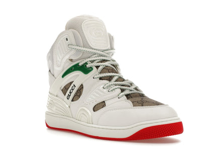 Gucci Basket White Demetra Red