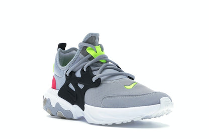 Nike React Presto Wolf Grey Black Rush Pink Volt (GS)
