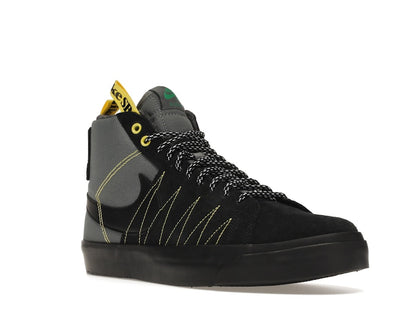 Nike SB Zoom Blazer Mid PRM Acclimate Cool Grey Yellow Strike