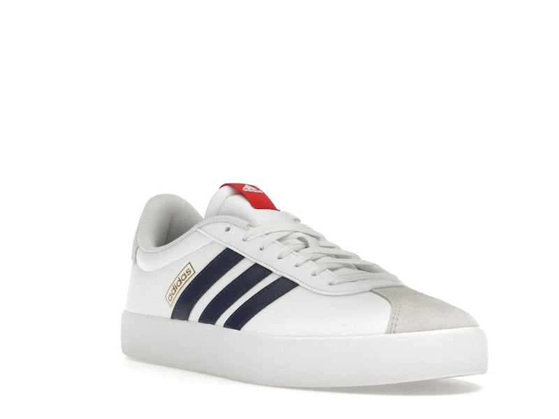 adidas Vl Court 3.0 Cloud White Dark Blue Better Scarlet