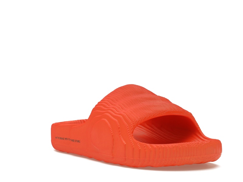 adidas Adilette 22 Slides Orange Core Black