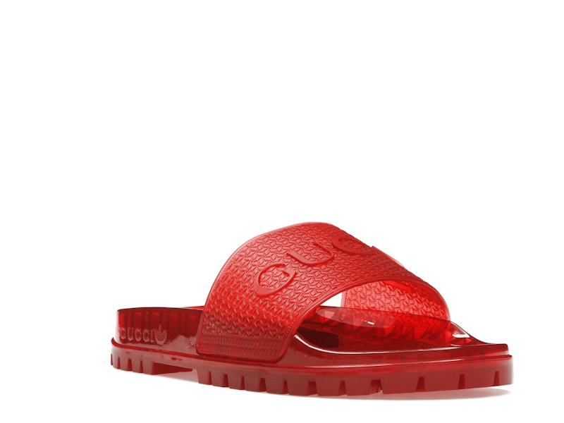 adidas x Gucci Adilette Slide Red