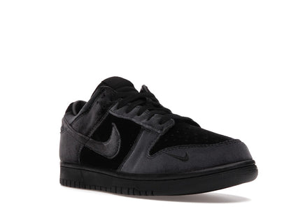 Nike Dunk Low Dover Street Market Triple Black Velvet