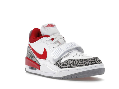 Jordan Legacy 312 Low White Cement Gym Red (Women's)