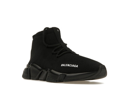 Balenciaga Speed Trainer Lace Up Black